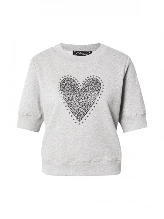 Foto van product Grace Shirt 'HEART' zilver