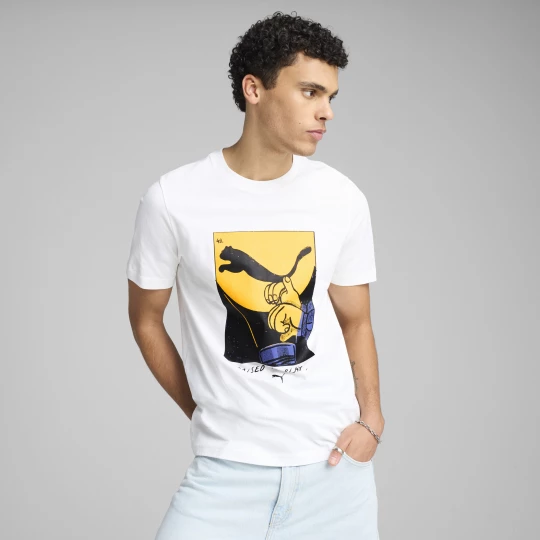 Foto van product GRAPHICS PUMA Shadow Play T-shirt voor Heren, Wit