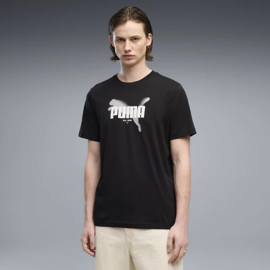 Foto van product Graphics PUMA T-shirt voor Heren, Zwart