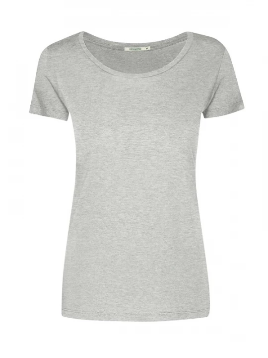 Foto van product GREENBOMB Shirt 'Basic Loves' lichtgrijs
