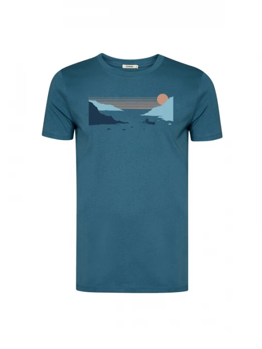 Foto van product GREENBOMB Shirt 'Canoe Fjord Guide' marine