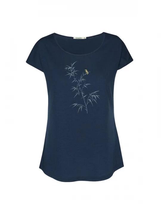 Foto van product GREENBOMB Shirt 'Cool Dickybird' navy