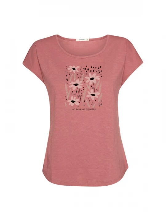 Foto van product GREENBOMB Shirt 'Cool No Rain' oudroze