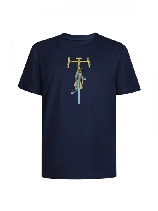 Foto van product GREENBOMB Shirt 'Fusion Bike Front Stamp' navy