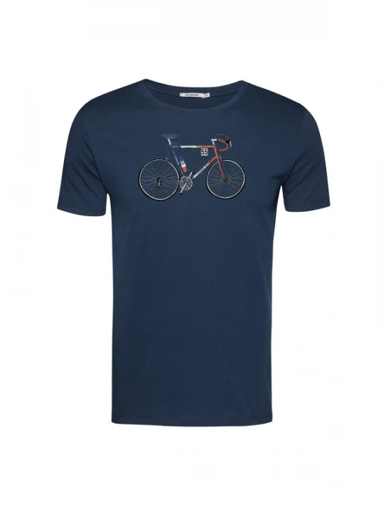 Foto van product GREENBOMB Shirt 'Guide Bike Jacques' navy