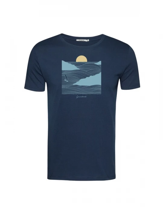 Foto van product GREENBOMB Shirt 'Surf Cliff Guide' navy
