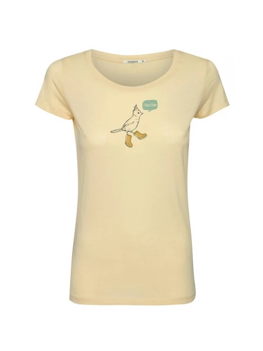Foto van product GREENBOMB Shirt lichtblauw / curry / lichtgeel