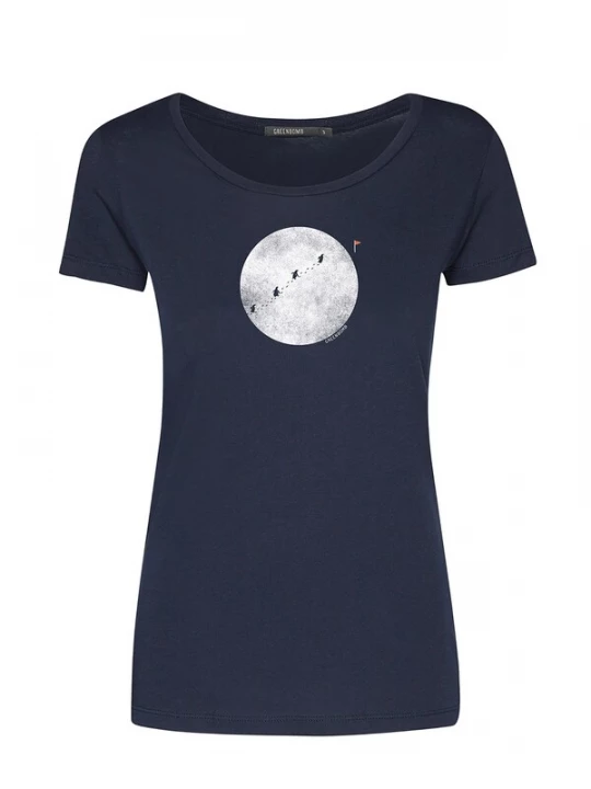 Foto van product GREENBOMB Shirt 'Nature Penguin Hike' navy / grijs