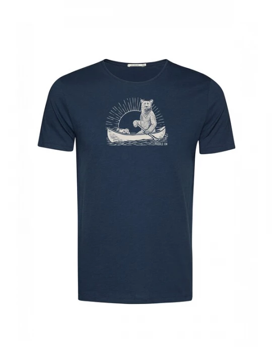 Foto van product GREENBOMB Shirt 'Spice Bear Canoe' navy