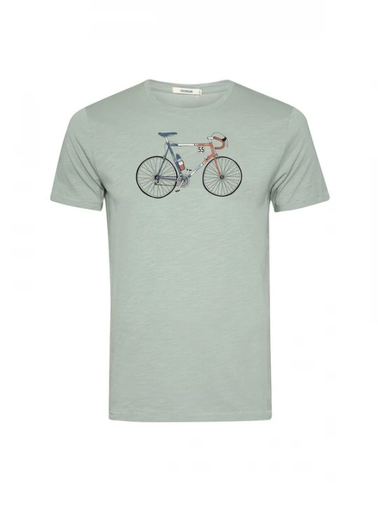 Foto van product GREENBOMB Shirt 'Spice Bike Jacques' lichtgroen