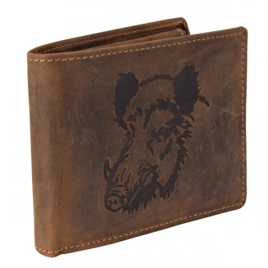 Foto van product GREENBURRY Portemonnee 'Vintage Keiler' bruin