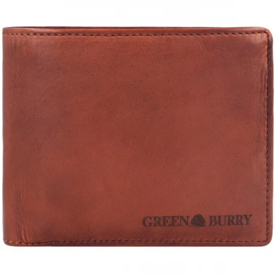 Foto van product GREENBURRY Portemonnee 'Vintage Washed' bruin