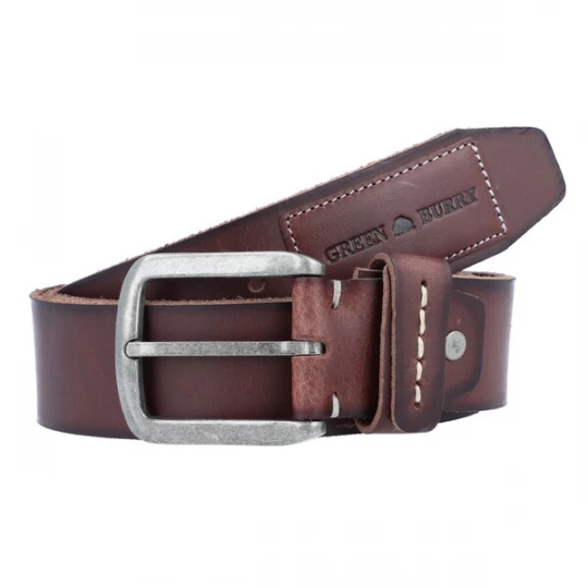 Foto van product GREENBURRY Riem bruin / zilver