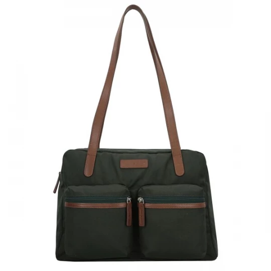 Foto van product GREENBURRY Schoudertas bruin / groen