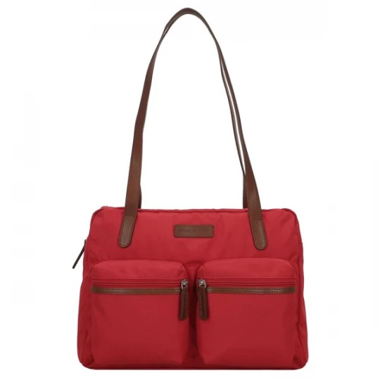 Foto van product GREENBURRY Schoudertas bruin / rood