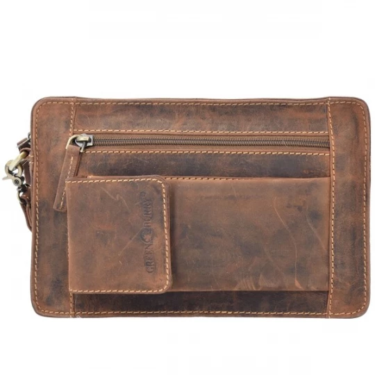 Foto van product GREENBURRY Schoudertas cognac / mokka