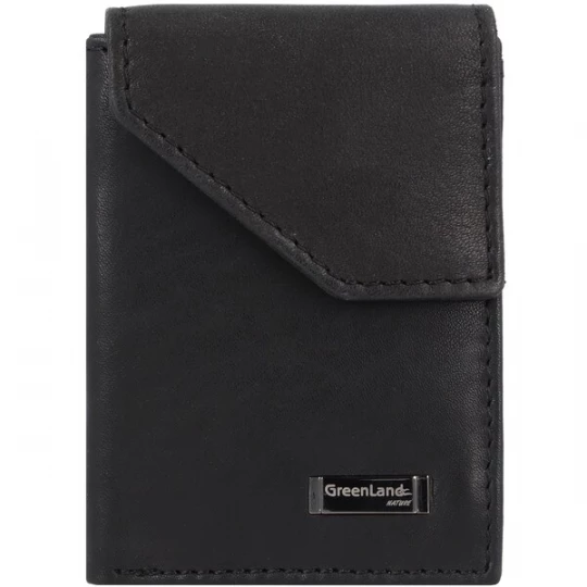Foto van product Greenland Nature Portemonnee 'Nappa' zwart