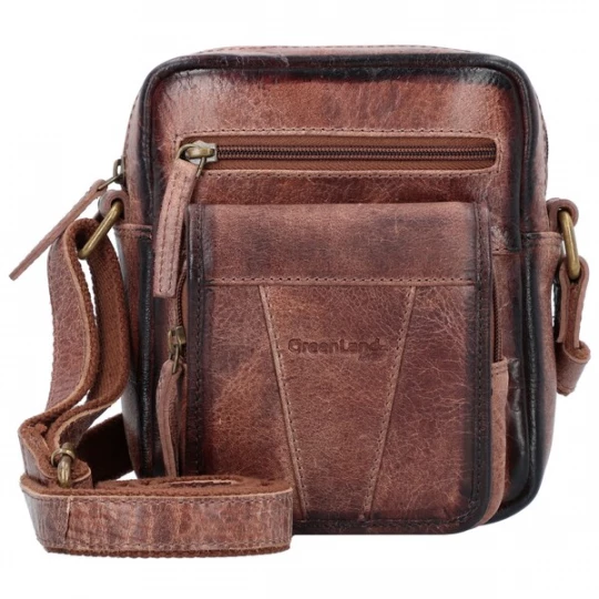 Foto van product Greenland Nature Schoudertas bruin