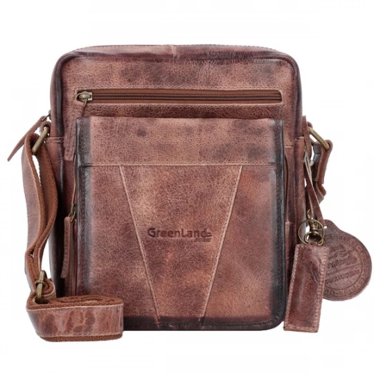 Foto van product Greenland Nature Schoudertas bruin
