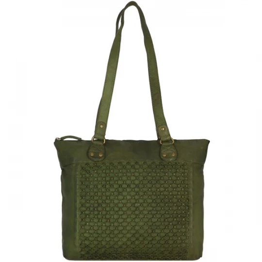 Foto van product Greenland Nature Schoudertas 'Femi & Nine' groen