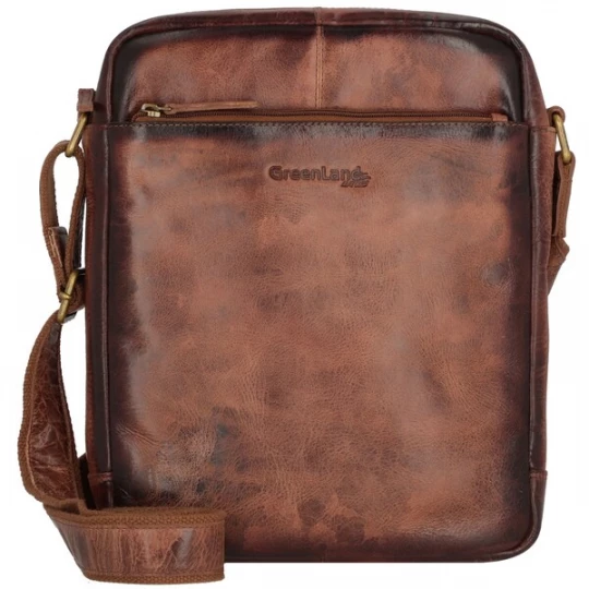Foto van product Greenland Nature Schoudertas 'Mascu & Line' bruin