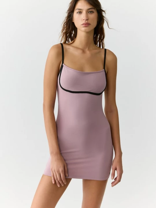 Foto van product Grimelange Jurk rosé / zwart
