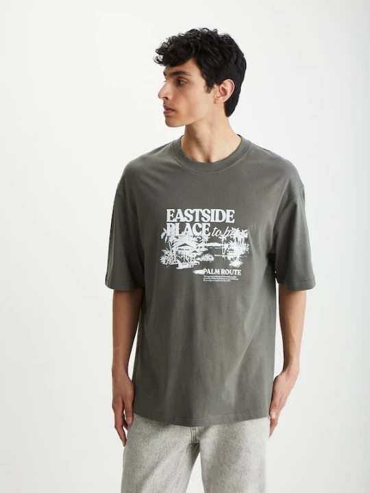 Foto van product Grimelange Shirt donkergrijs / wit