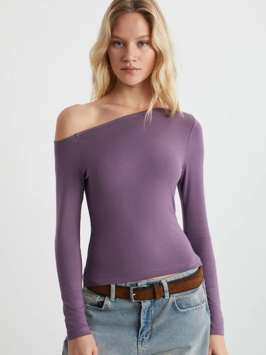 Foto van product Grimelange Shirt donkerlila