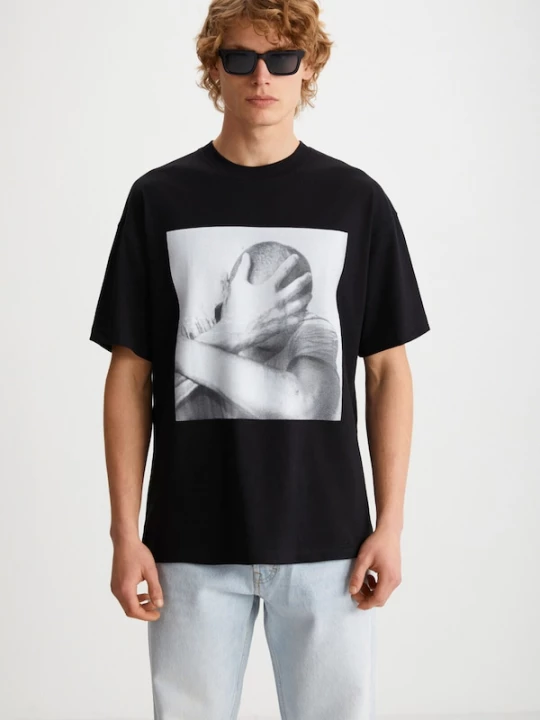 Foto van product Grimelange Shirt grijs / lichtgrijs / zwart