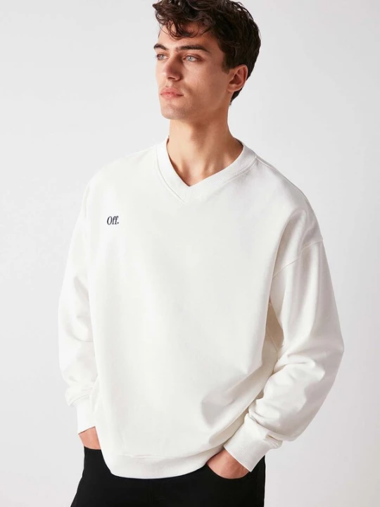 Foto van product Grimelange Sweatshirt zwart / wit