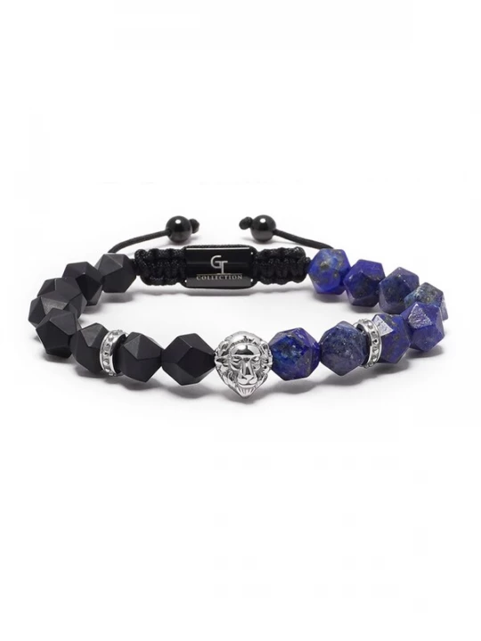 Foto van product GT Collection Armband 'Wild Cat' lila / zwart