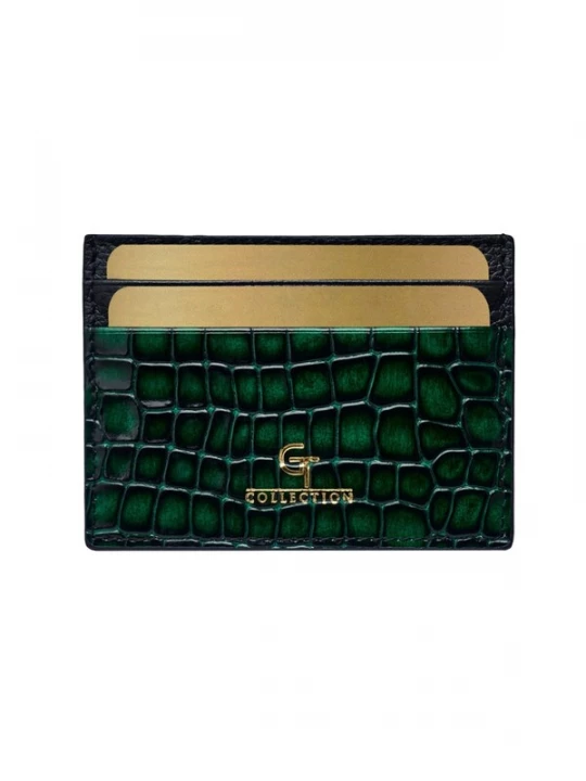 Foto van product GT Collection Etui 'CROC ELITE' groen