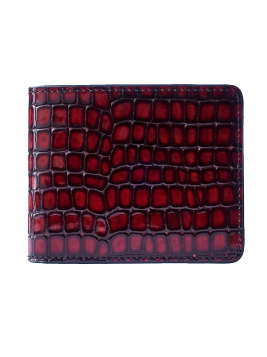Foto van product GT Collection Portemonnee 'Croc Prestige' rood
