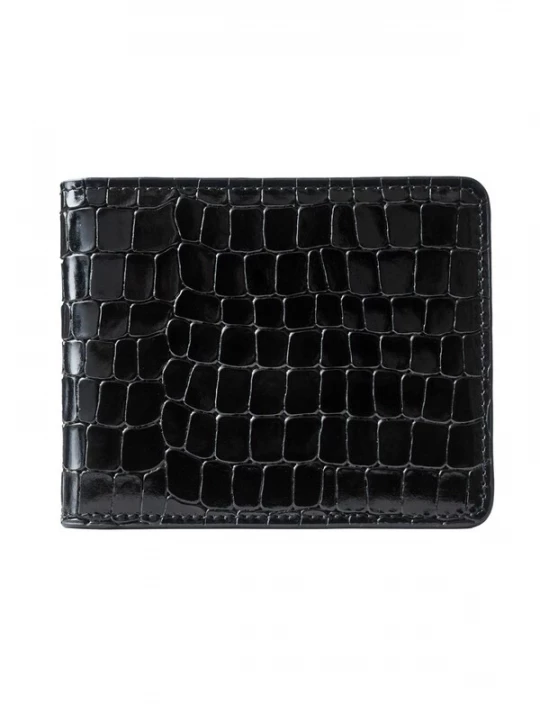 Foto van product GT Collection Portemonnee 'Croc Prestige' zwart