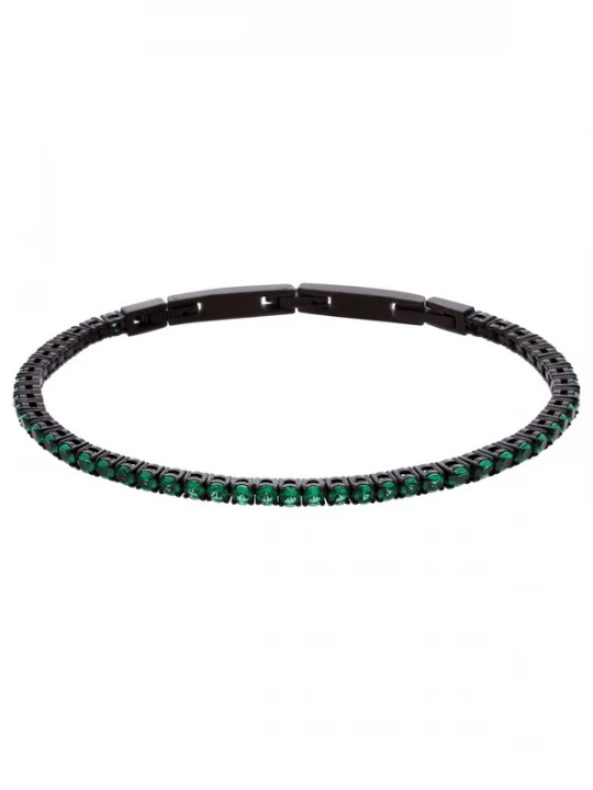Foto van product GUESS Armband 'Klassisch Chic' groen / zwart
