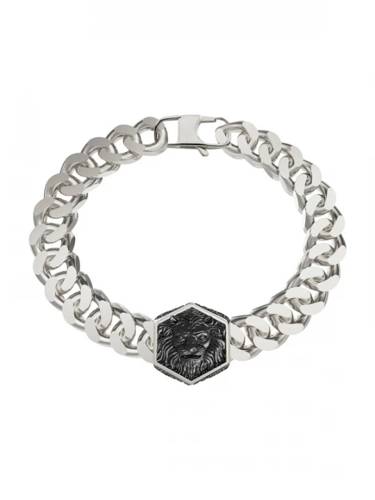 Foto van product GUESS Armband zwart / zilver