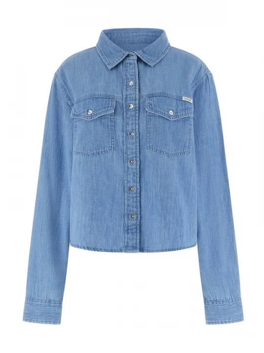 Foto van product GUESS Blouse blauw denim