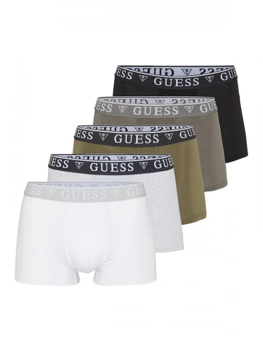 Foto van product GUESS Boxershorts beige / grijs gemêleerd / olijfgroen / zwart