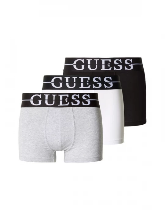 Foto van product GUESS Boxershorts 'JOE' grijs / zwart / wit
