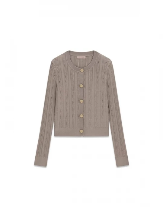 Foto van product GUESS Gebreid vest 'Carmen' donkerbeige