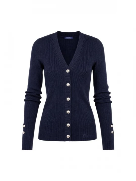 Foto van product GUESS Gebreid vest 'ELLIE' blauw
