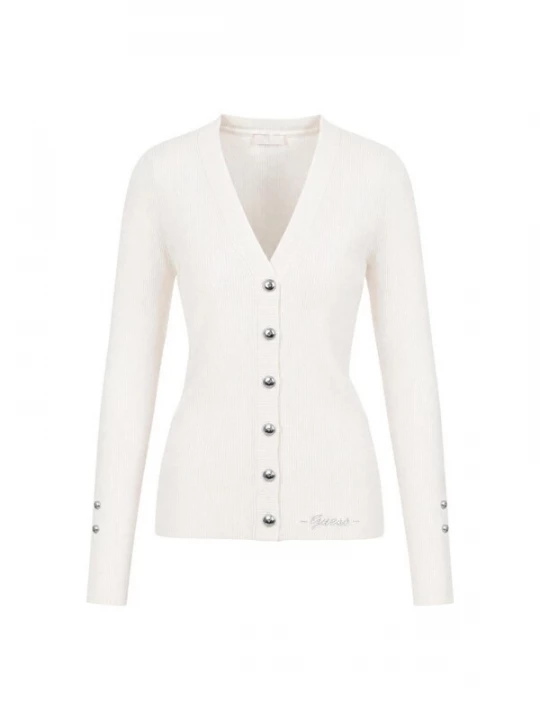 Foto van product GUESS Gebreid vest 'ELLIE' wit