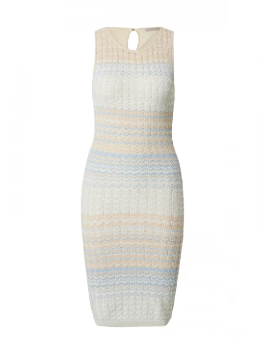 Foto van product GUESS Gebreide jurk 'ROSALYN' beige / lichtblauw / offwhite