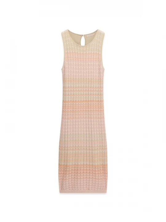 Foto van product GUESS Gebreide jurk 'Rosalyn' crème / perzik / pasteloranje