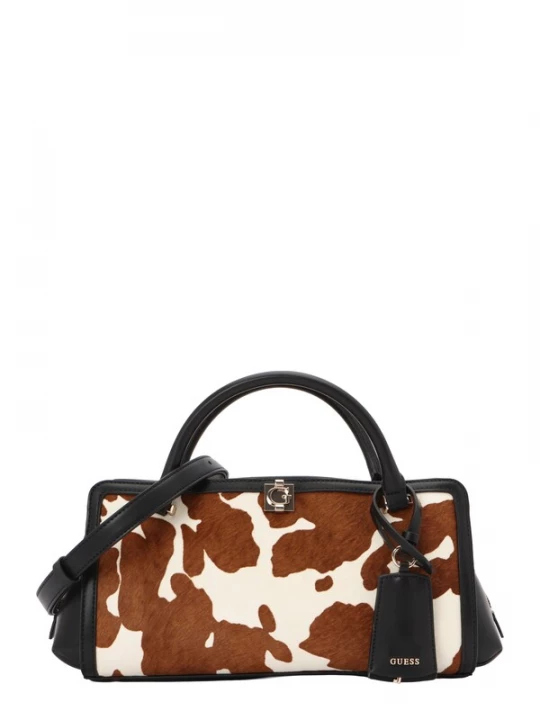 Foto van product GUESS Handtas 'AUDREY' lichtbeige / ombergrijs / zwart