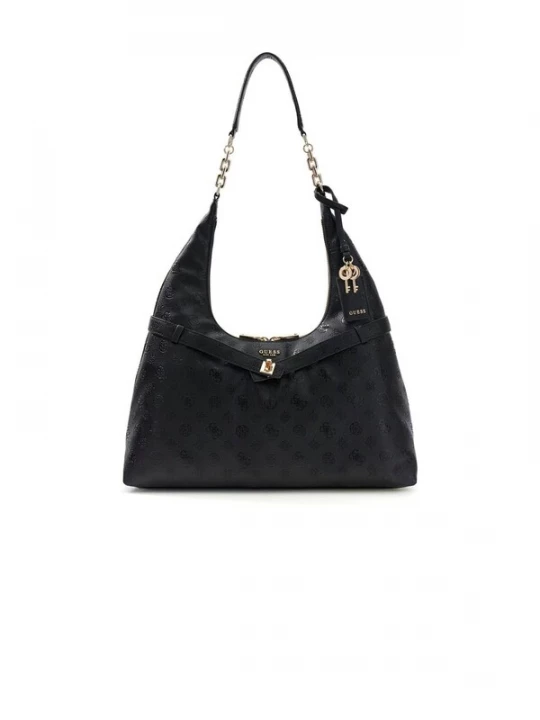 Foto van product GUESS Handtas 'Ella Logo Hobo' zwart