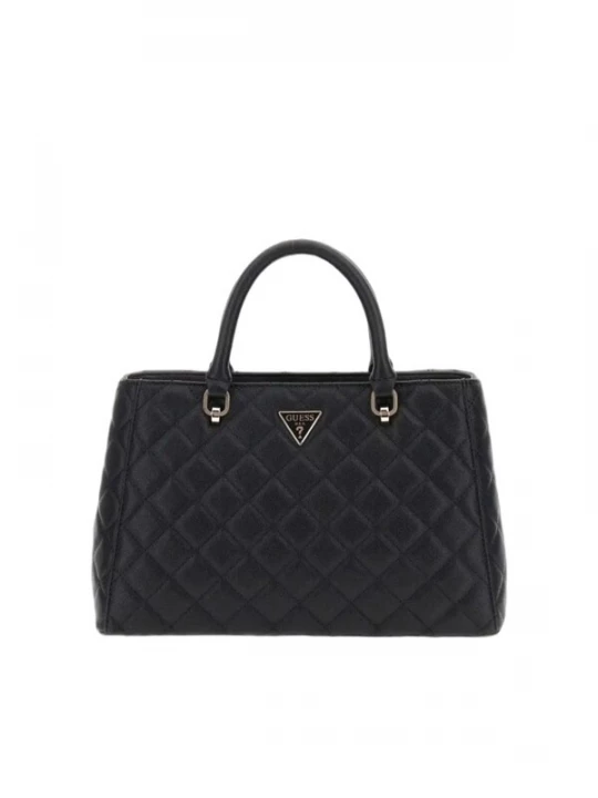 Foto van product GUESS Handtas 'Guess Sac Bandoulière Eco Carly Girlfriend Black' zwart