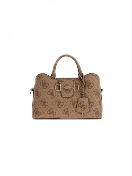 Foto van product GUESS Handtas 'Janie Logo Girlfriend Satchel' lichtbruin