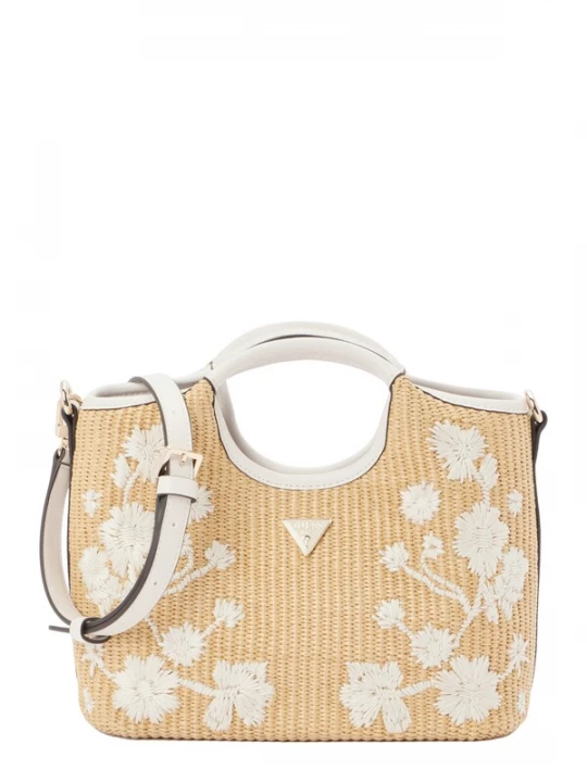 Foto van product GUESS Handtas 'Kirsten' sand / wit