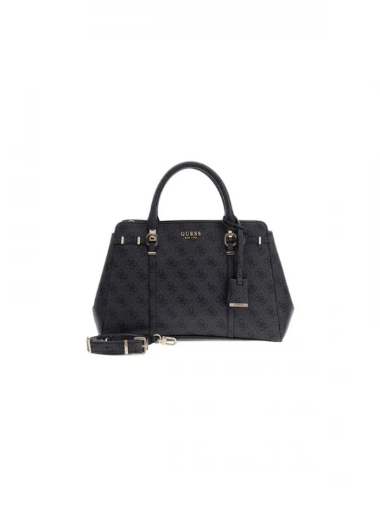 Foto van product GUESS Handtas 'Leona Logo Mulit Comp Satchel' donkergrijs